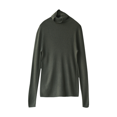 多色修身显瘦打底高领针织衫