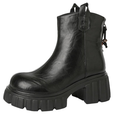 达芙妮7CM厚底马丁靴女