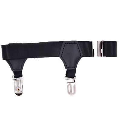 印日系正装男士商务夹棉吊袜带