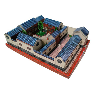 大号四合院大别墅忌祀用品纸活房子汽车五七周年寒衣节清明节用品