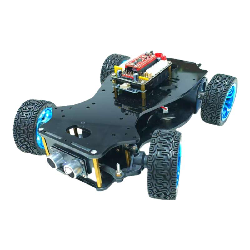 stm32智能小车底盘阿克曼舵机转向循迹避障电赛小车多种控制系统