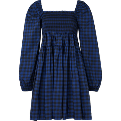 Molly Goddard 春夏女士格纹塔夫绸迷你连衣裙