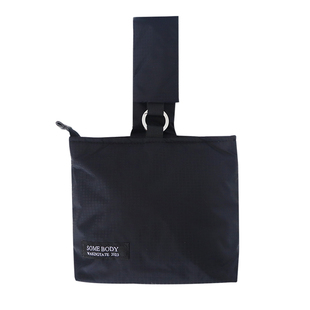 三色补丁小手包女2025春季新纯色牛津布手提包简约百搭手拎手机包