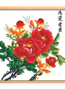 鸿运当头十字绣线绣自己绣2026
