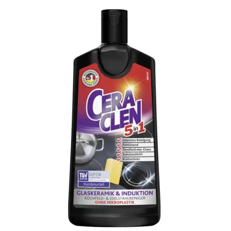 德国CERA CLEN电陶炉清洁剂多效5合1厨具清洁液原装进口新版强效