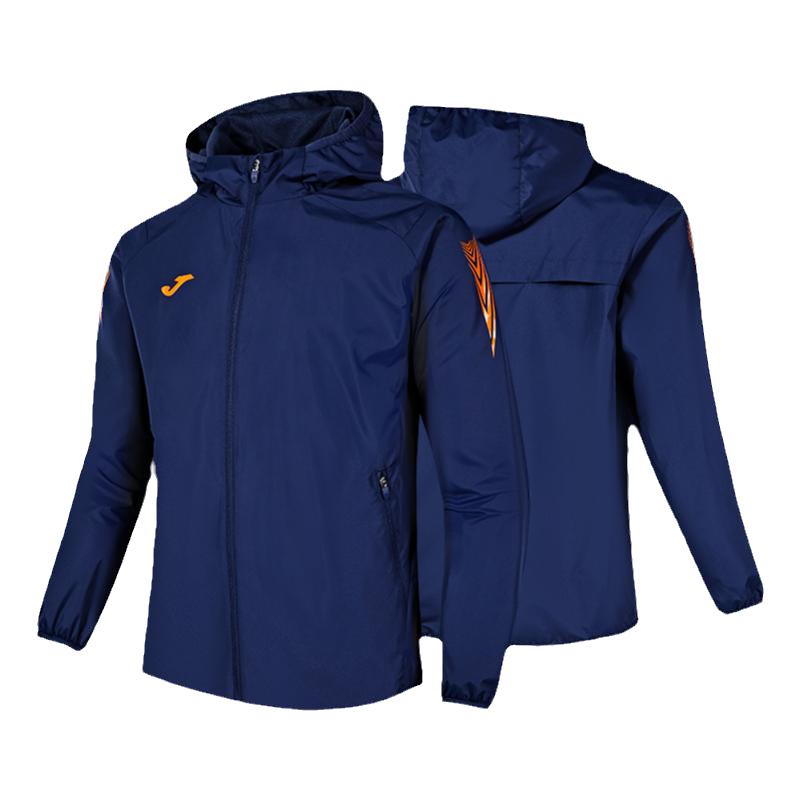 joma荷马运动外套足球跑步出场训练服成人儿童梭织冲锋防风衣定制