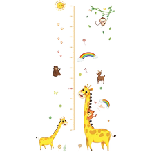 卡通墙贴儿童测量身高贴贴纸