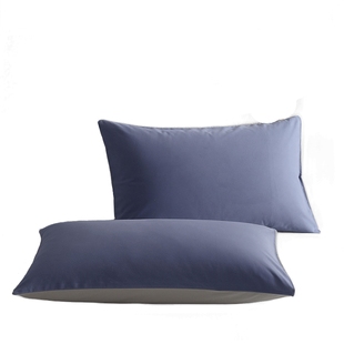 海澜之家A类全棉磨毛枕套单个家用加厚纯棉枕头芯套48x74cm一对装