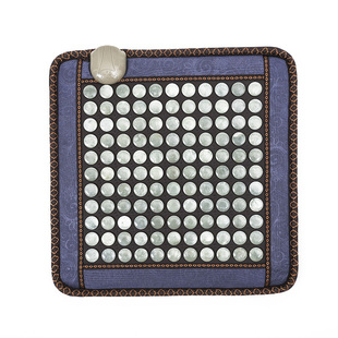 玉石电热座椅垫办公室加热坐垫椅子垫调温磁疗理疗锗托玛琳麦饭石