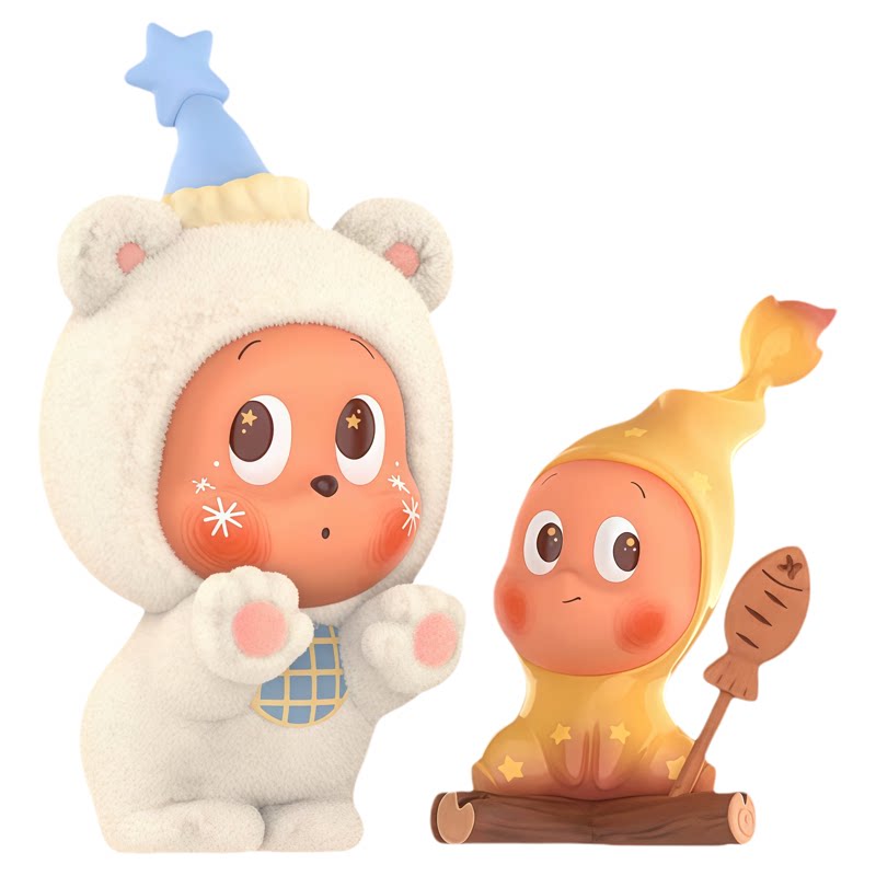POPMART泡泡玛特 星星人 冻土午后的温暖 手办吊卡PPMT-2604-0063
