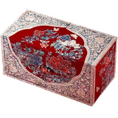 锦贝传说首饰盒结婚礼物高档实木