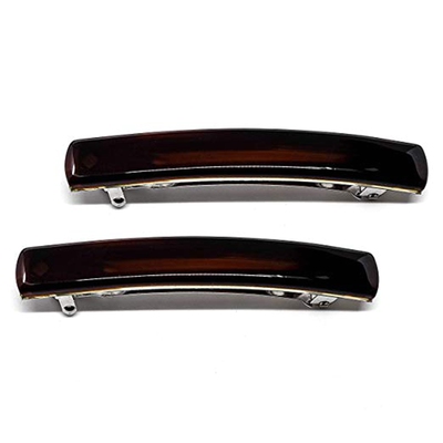 现货进口章小蕙法国黑色一字发夹