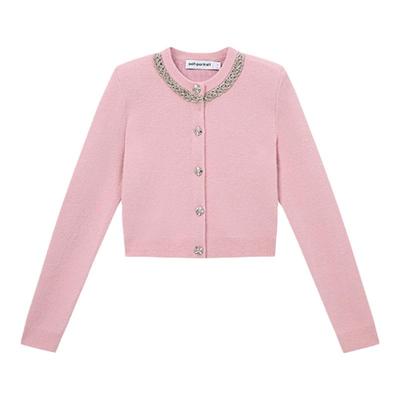 self-portrait千金风针织外套