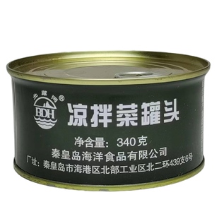 海洋340g凉拌菜罐头397g蔬泡菜素食品旅游户外方便自驾登山整箱