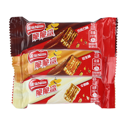 脆脆鲨巧克力威化夹心饼干