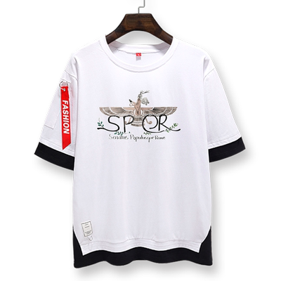 spqr罗马帝国朱庇特五分袖假两件