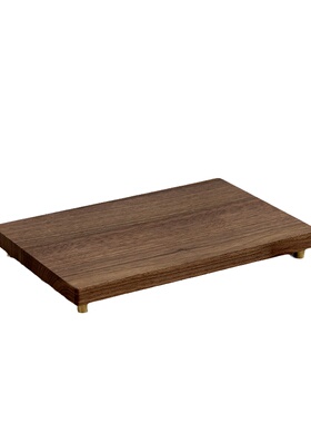 黑胡桃实木增高垫展示架