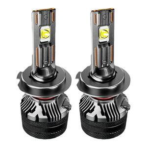 led汽车激光大灯带透镜超亮聚光强光h7灯泡h4远近光h11h8车灯改装