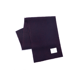 PHANTACi范特西 BERGUNDY GAP SCARF 2023秋冬新款简约百搭围巾