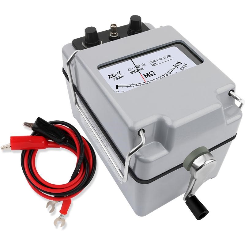 电工摇表南京兆欧表500V 1000V 2500V绝缘电阻测试仪ZC-7 5000V
