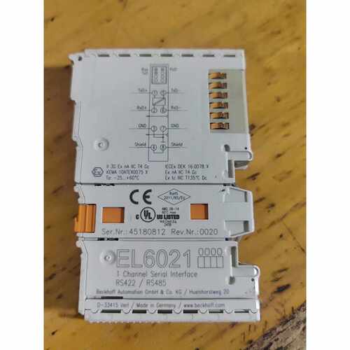 询价-BECKHOFF EL6021模块，德国，1通道Seri