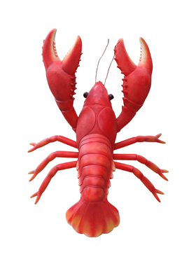 仿真发光小龙虾螃蟹模型