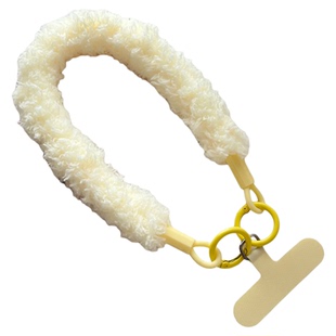 2025秋冬新款手机挂绳超软毛绒手腕款手绳暖手腕带硅胶带相机包包钥匙挂件毛茸茸链挂链旅游防丢绳挂饰垫片壳