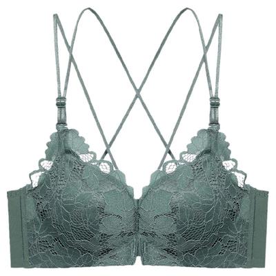 趣安芬性感蕾丝美背前扣内衣女