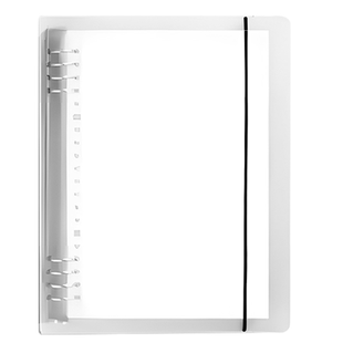 大容量a4a5b5活页本外壳单卖活页夹笔记本可拆卸线圈本26孔30孔装订硬壳透明高初中考研空白横线网格英语替芯