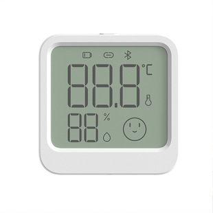 美的智能温湿度计室内温度冷暖干湿无感联控监测液晶显示屏