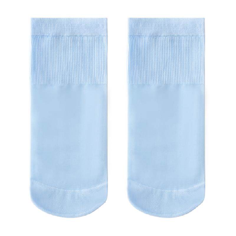 caramella儿童冰冰袜夏季薄款女童丝袜短筒宝宝男童袜子网眼短袜