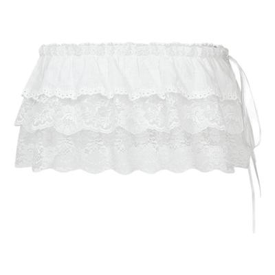 GCRUES蕾丝屁帘裙一片式系带