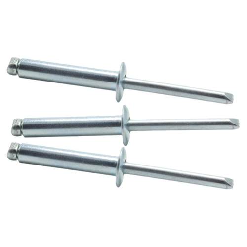 m6.4 全铁开口圆头抽芯铆钉拉丁拉铆钉铁帽铁杆碳钢国标GB12618