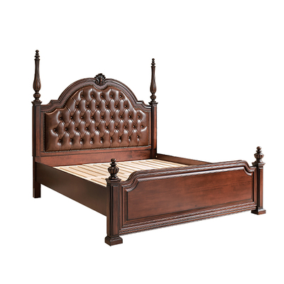 惠家名匠美式新古典双人实木床