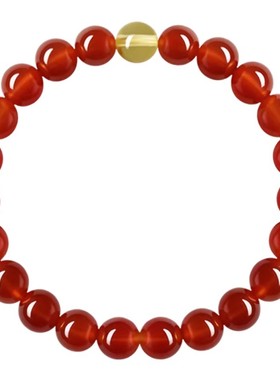 中国珠宝天然红玛瑙手串