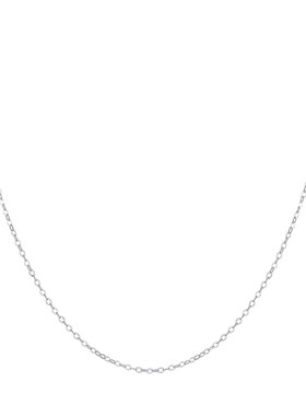 纯银素链999项链女颈链925银替换