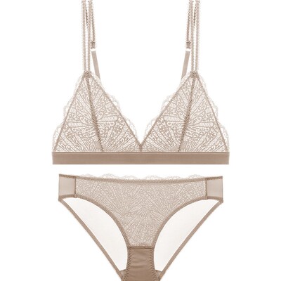 超薄蕾丝Bothyoung文胸法式