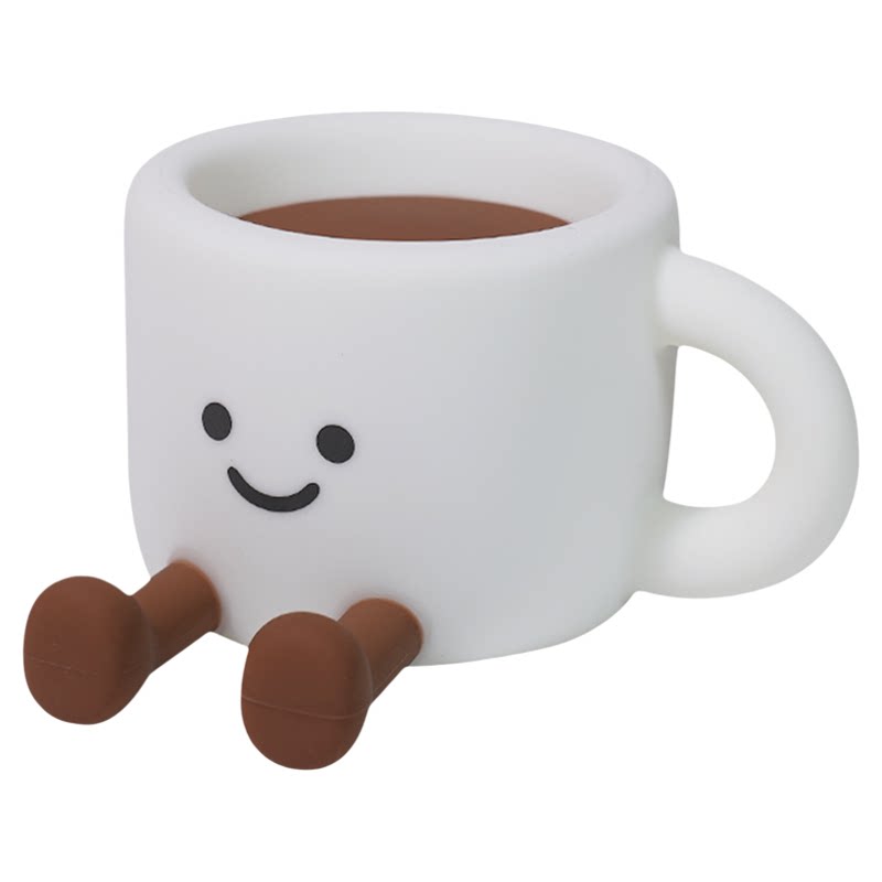 咖啡杯拍拍小夜灯硅胶氛围伴睡灯