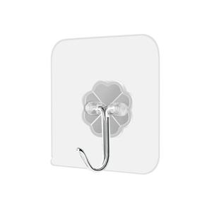 强力双面胶高粘度墙壁专用挂勾 浴室厨房墙面吸盘承重粘钩 透明牢固强力防水免打孔强力无痕不锈钢挂钩