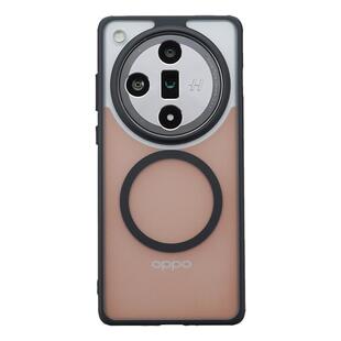 [气囊防摔]适用OPPOX7ultra手机壳护甲撞色磁吸外壳机甲风简约磨砂全包透明保护套个性小众find6充电创意商务