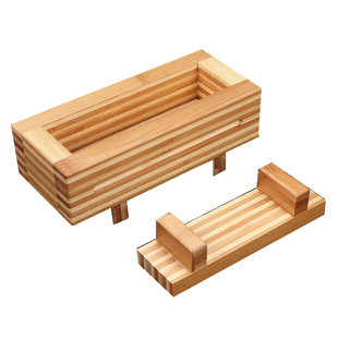 千层寿司模具工具千层DIY模具军舰平压千层饼模竹制饭团压饭模具