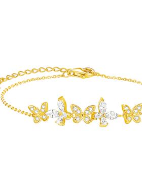 【生日礼物】周大生蝴蝶精灵手链