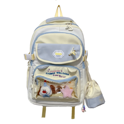 2025新款韩系多巴胺双肩背包