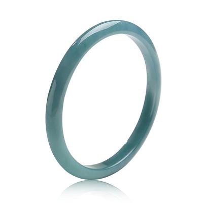 印象眸翡翠手镯女款蓝水玉镯子