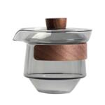 玻璃盖碗茶杯家用大号防烫三才泡茶碗带盖单个手抓壶功夫茶具套装