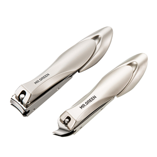 MR.GREEN德国防飞溅指甲套装原装格林先生剪指甲刀指甲钳单个家用