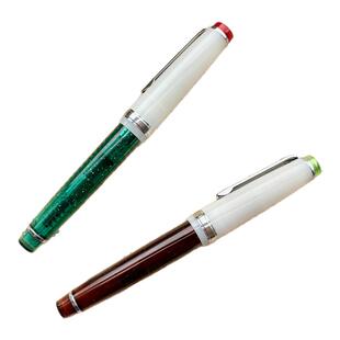 金豪82钢笔蜜瓜苏打雪顶咖啡硬笔书法练字半透明拼色君子剑学生