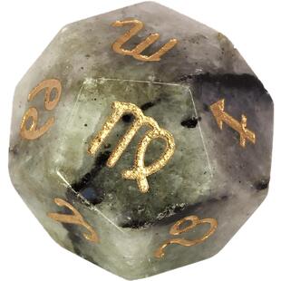 D12黄道十二星座诞生石生日石守护石幸运石矿石宝石骰子色子筛子