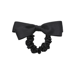 黑色蝴蝶结发绳女扎高马尾的头绳高级感发圈2026高端发夹秋冬头饰