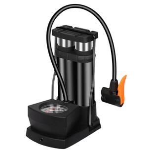 脚踩高压自行车打气筒高压家用电动电瓶车摩托车便携式篮球充气泵